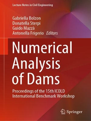 cover image of Numerical Analysis of Dams
